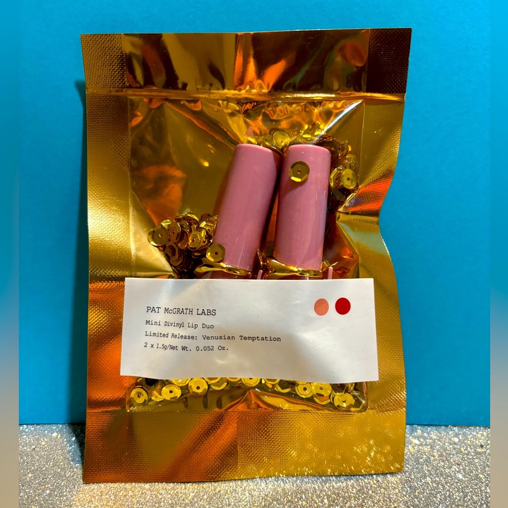 BNIB!Limited Edition! Pat McGrath Labs Mini Divinyl Lip Duo Venusian Temptation
